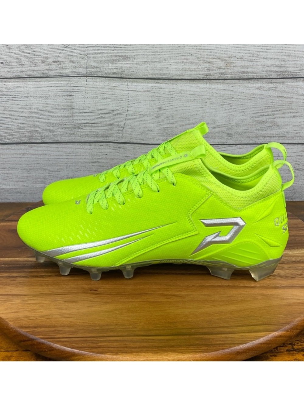 NEW Phenom Elite Quantum Speed Football Cleats Slime Green Yellow Men’s Size 13